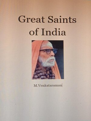 cover image of Great Saints of India